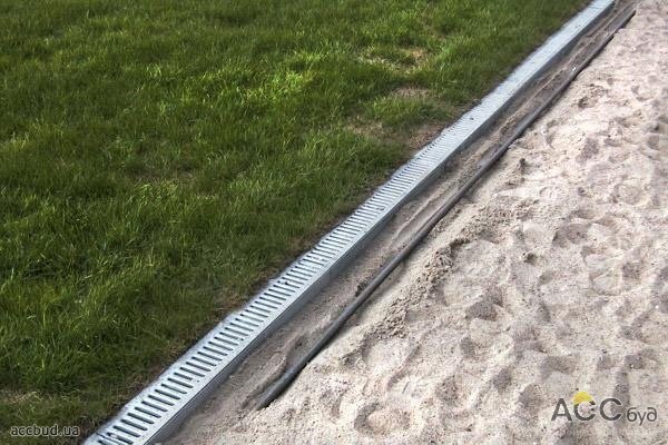 водоотводы на газонах